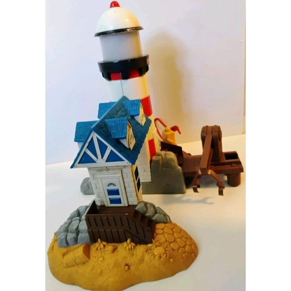 2004 Fisher Price GEOTRAX Harbor Docks Lighthouse - Working Lights & Sounds